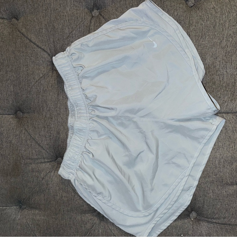 Nike Women's Light White Athletic Shorts